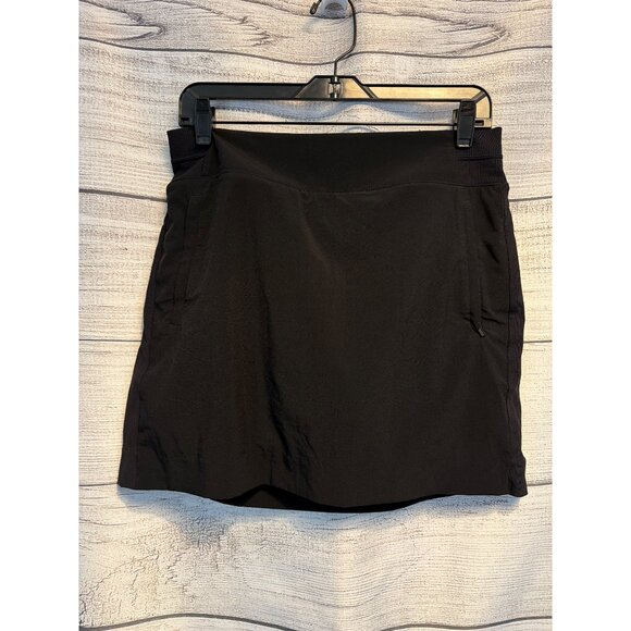 Athleta Black Skort With Built-In Shorts Size 10 - Picture 1 of 4